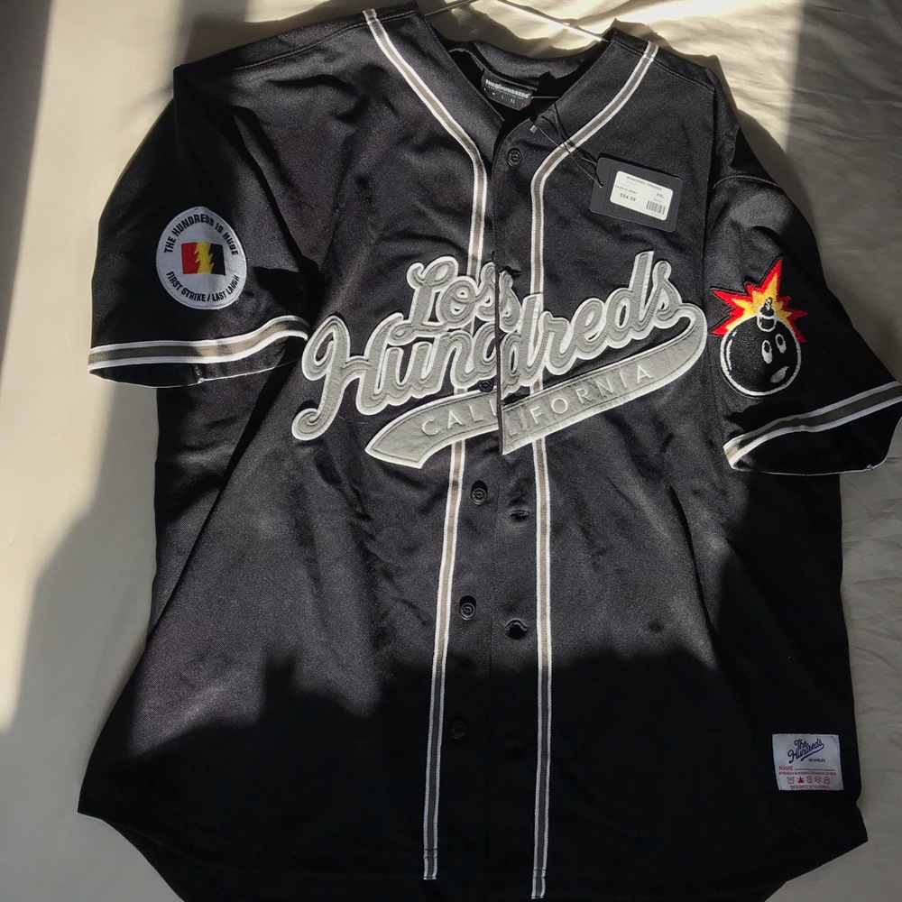 XXL black hundreds Jersey